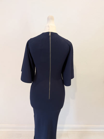 Ted Baker Navy Bodycon Dress 0 RRP £179