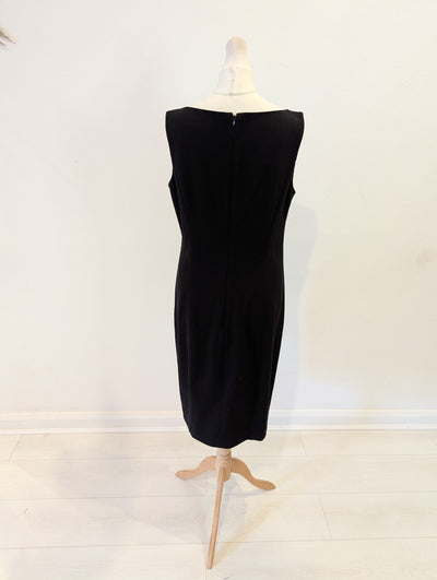 Cynthia Rowley Black Ruched Dress 14