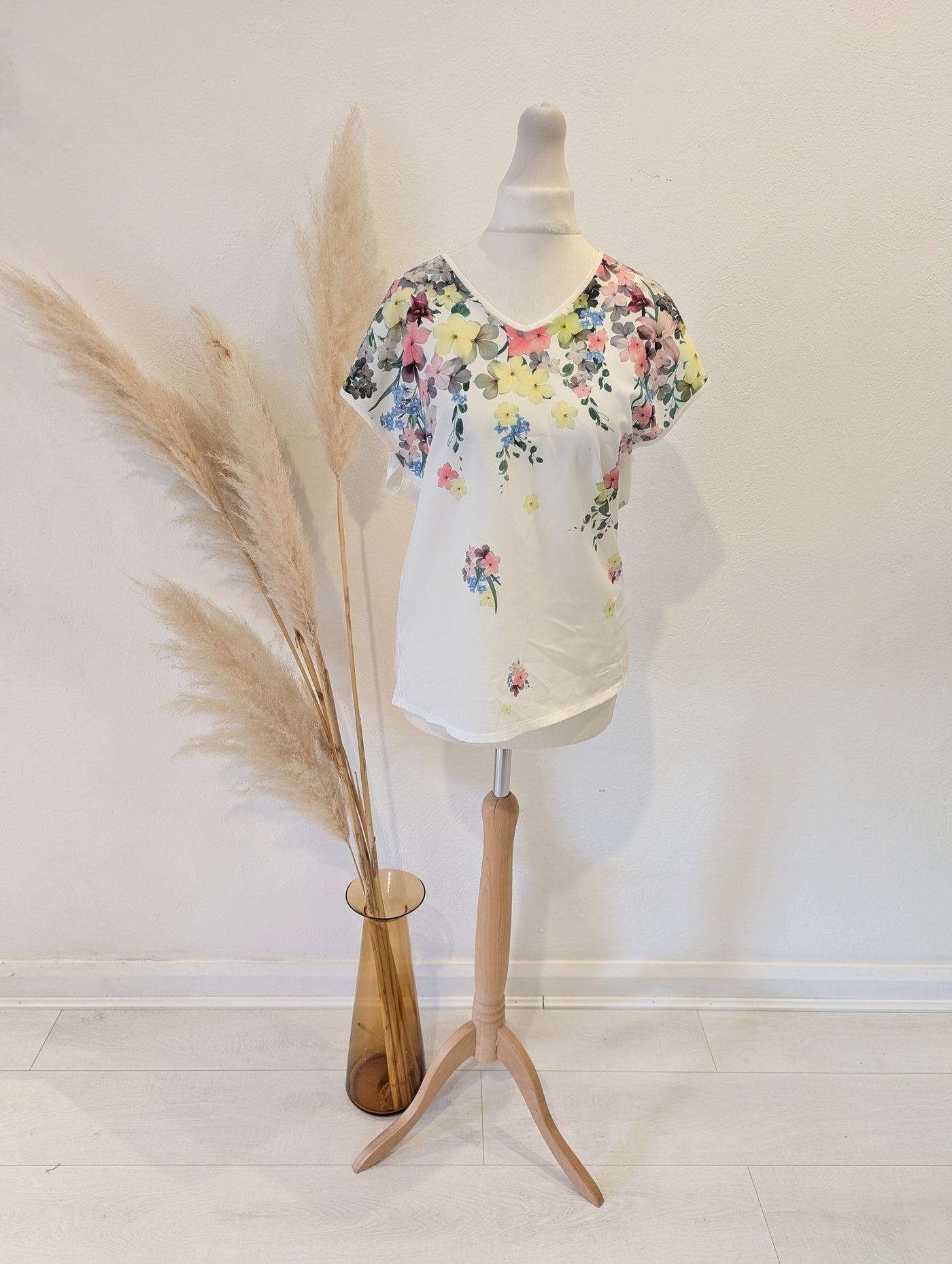 Ted Baker Cream Floral Top 1