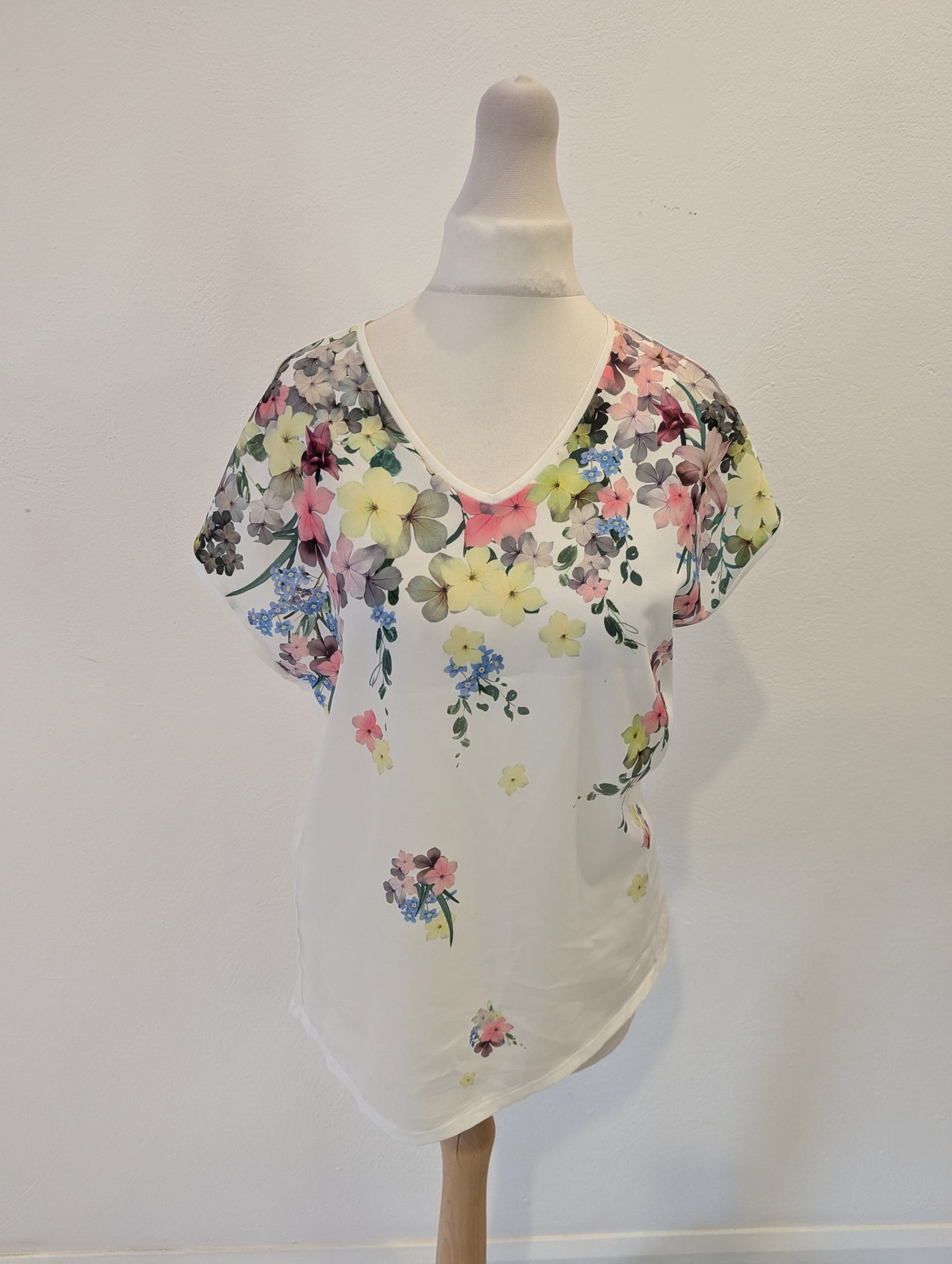 Ted Baker Cream Floral Top 1