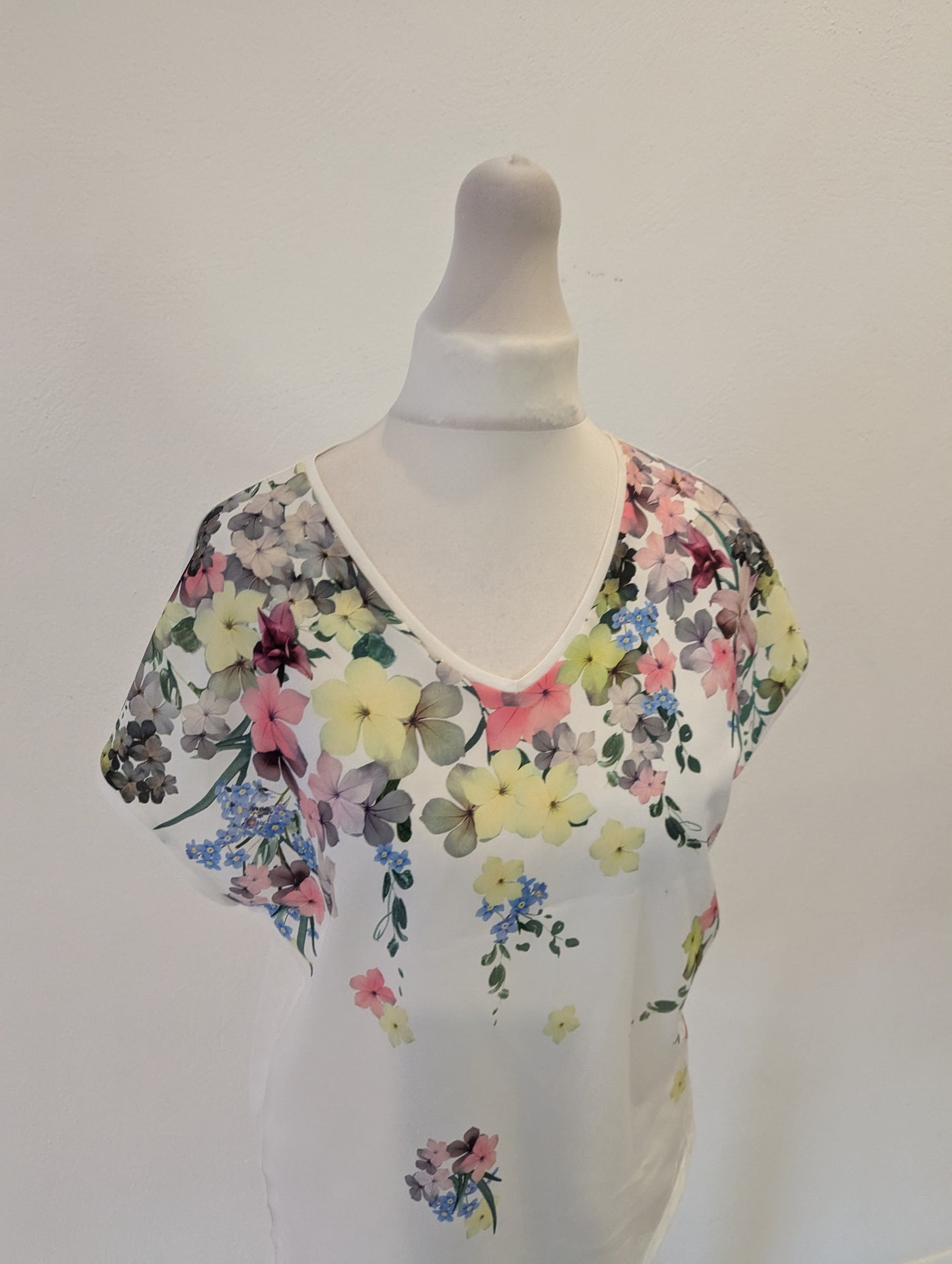 Ted Baker Cream Floral Top 1