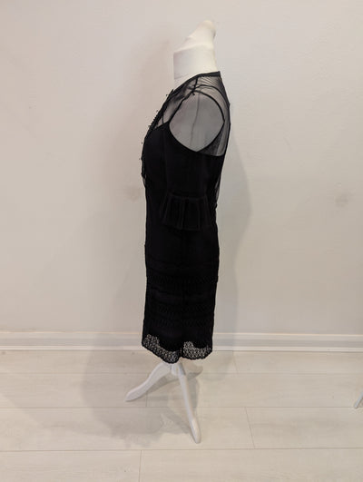 Coast Sheer Black Dress 14