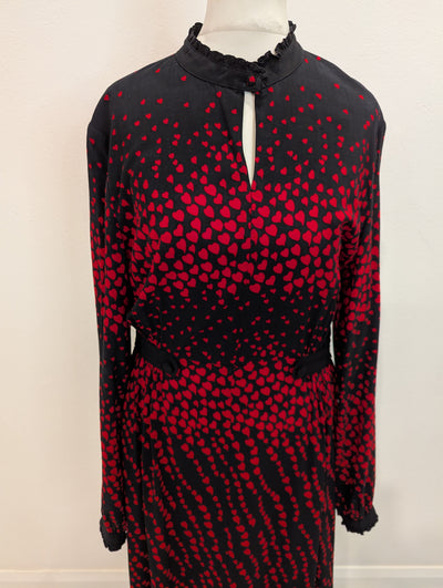 Idano Heart Print Dress 1