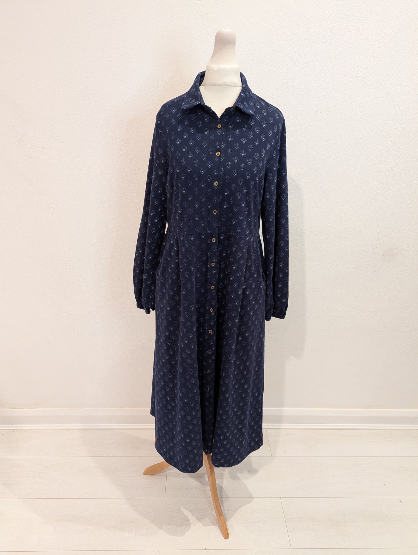 Lighthouse Navy Printed Dress 10