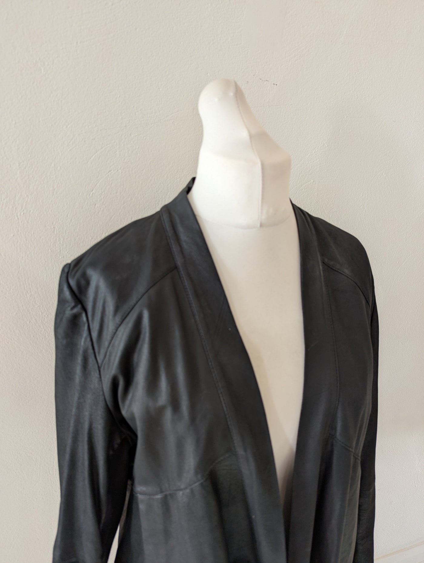 Marc Cain Leather Jacket M