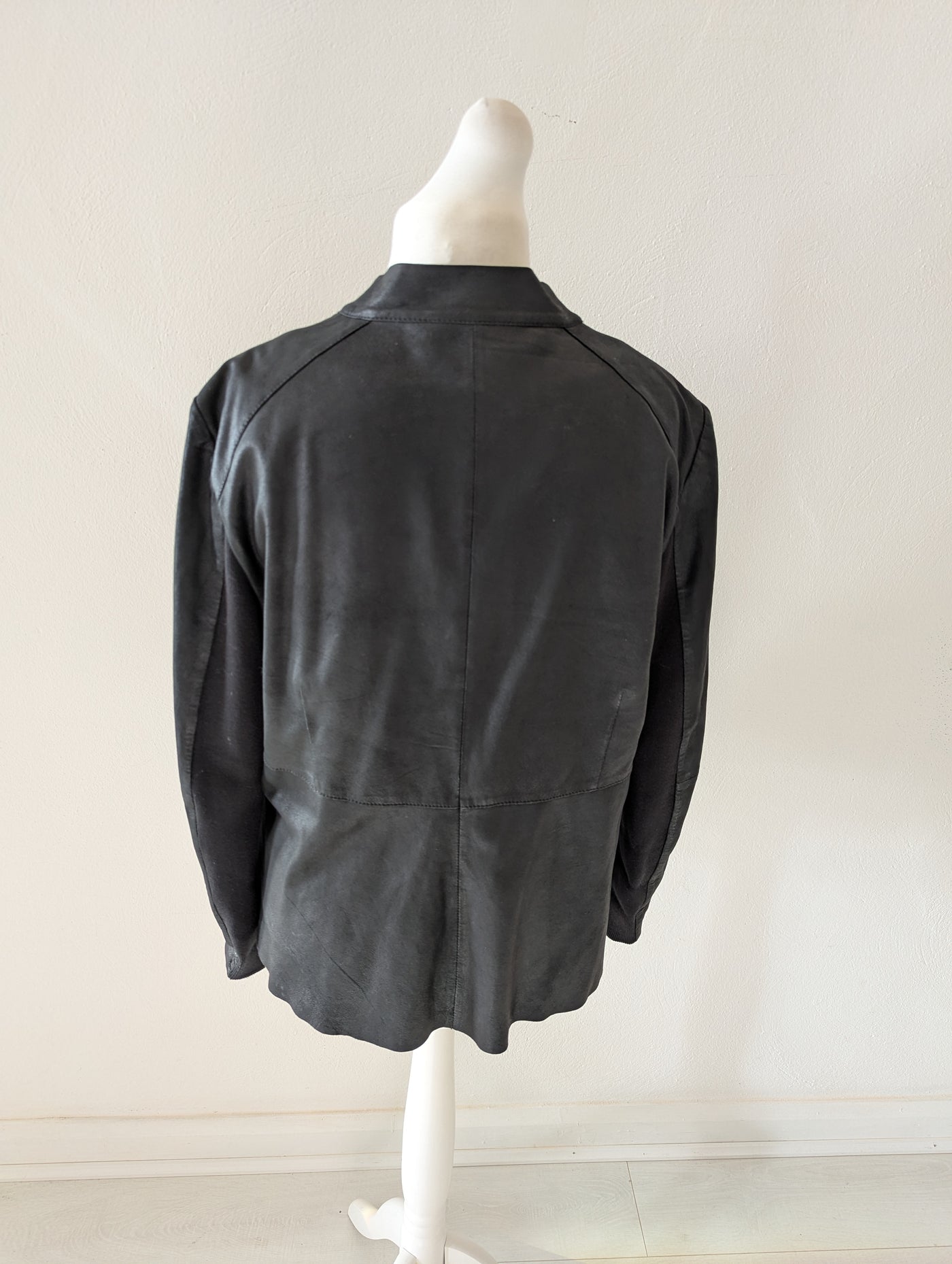 Marc Cain Leather Jacket M