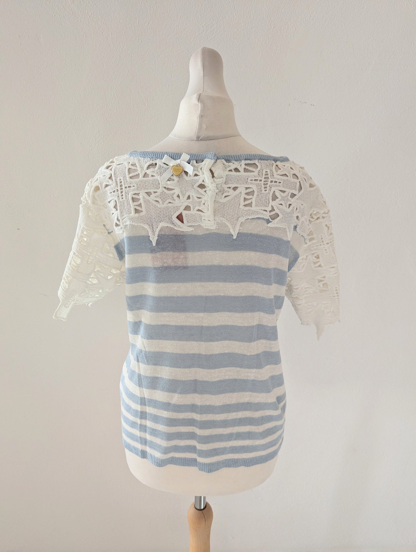 Silvian Heach Blue Stripe Top S