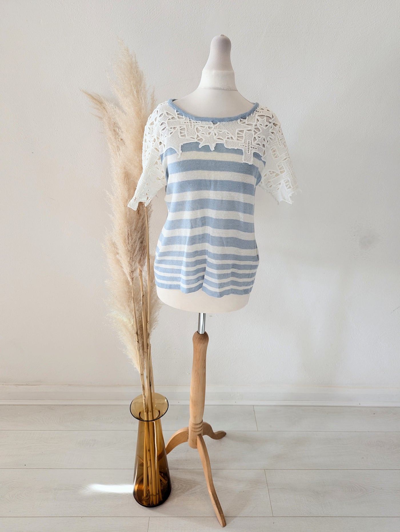 Silvian Heach Blue Stripe Top S