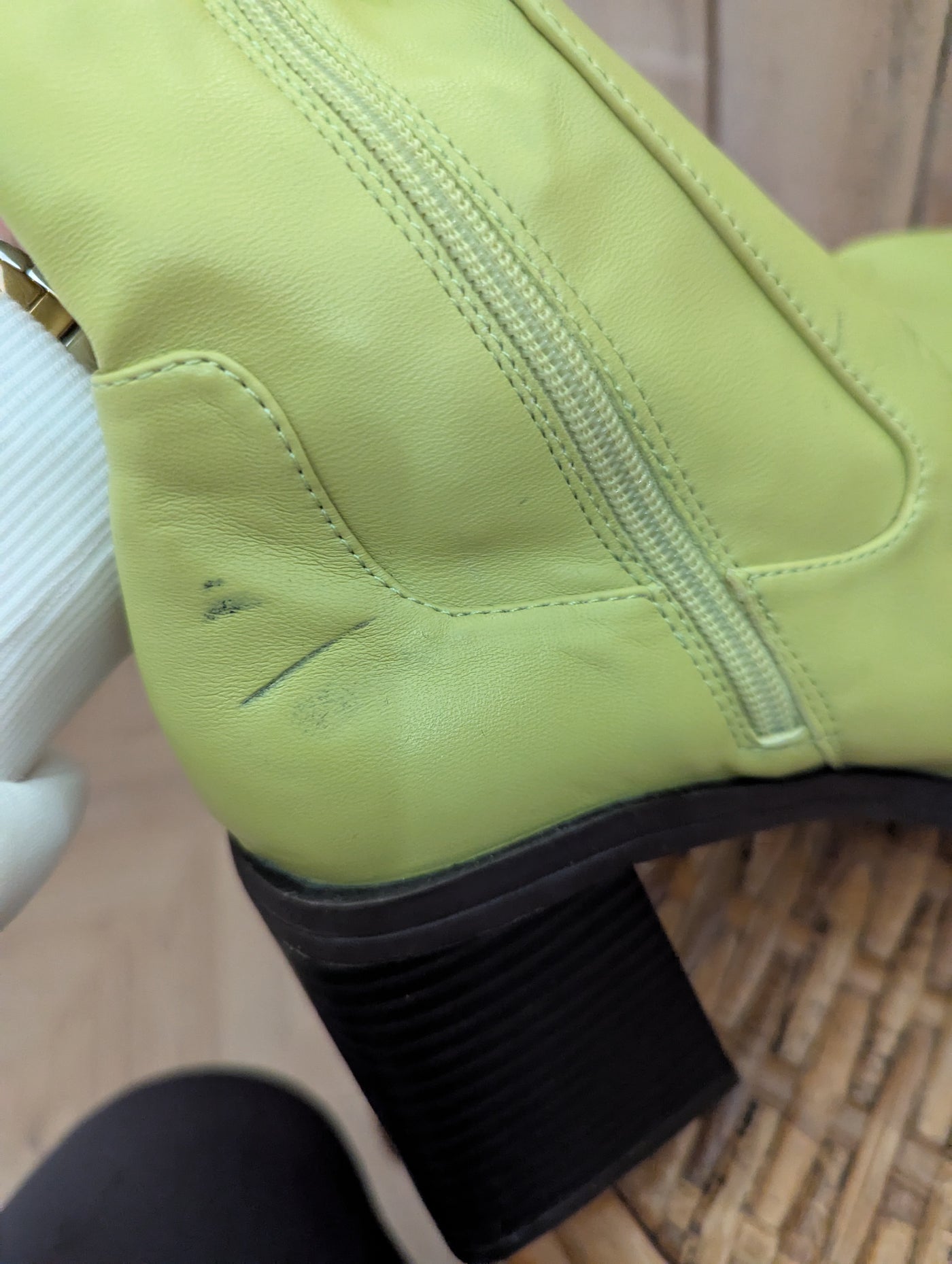Asos Lime Green Boots 6
