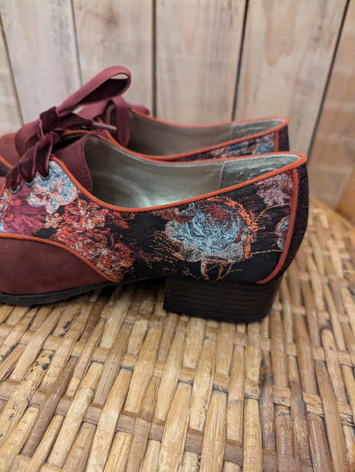 Ruby Shoo Floral Brogues 7