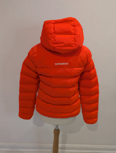 Superdry Orange Puffa Jacket 10