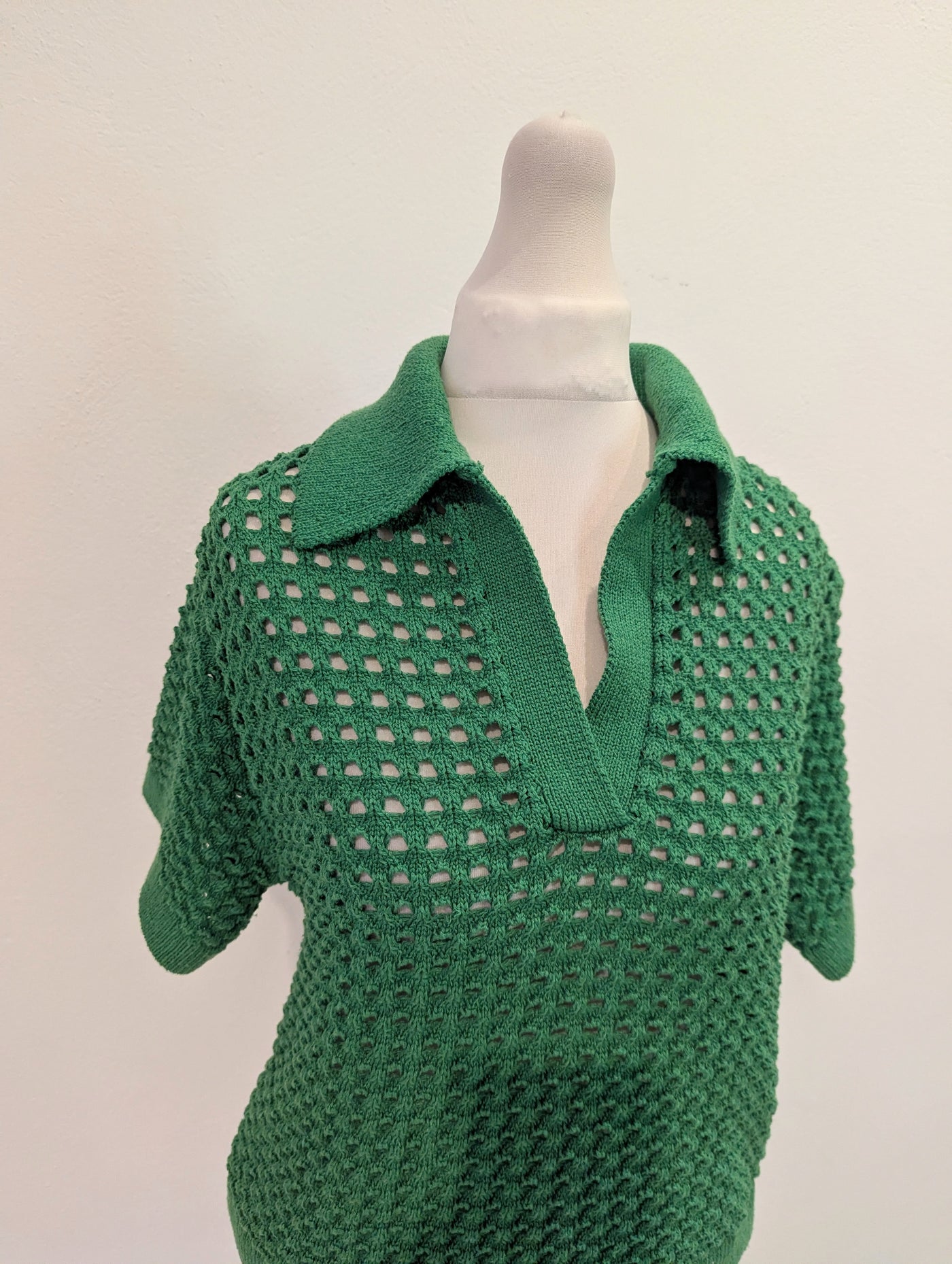 H&M Green Cable Knit XS