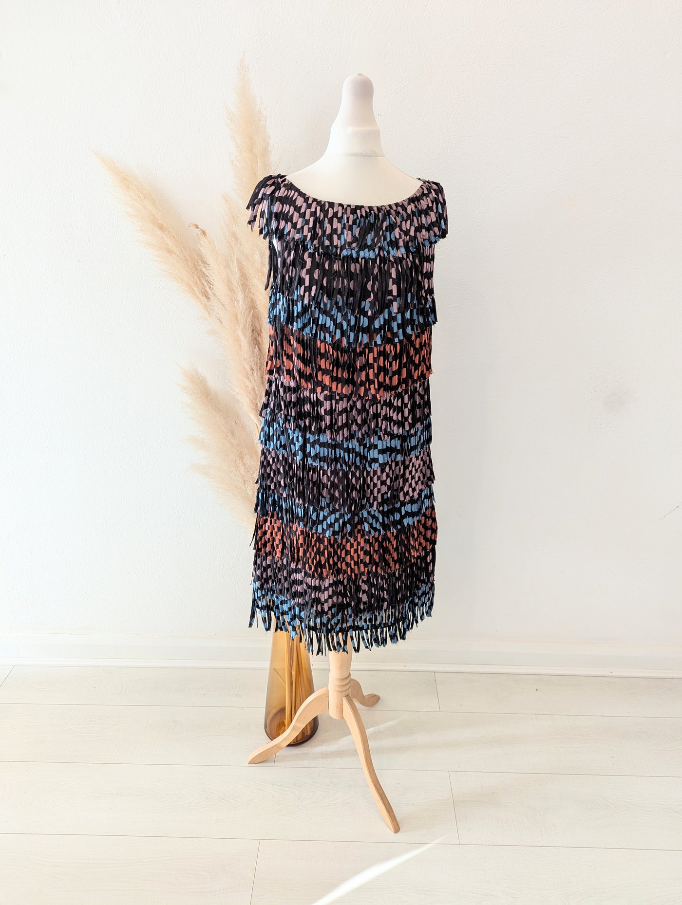 Sportmax Silk Fringe Dress 8/10