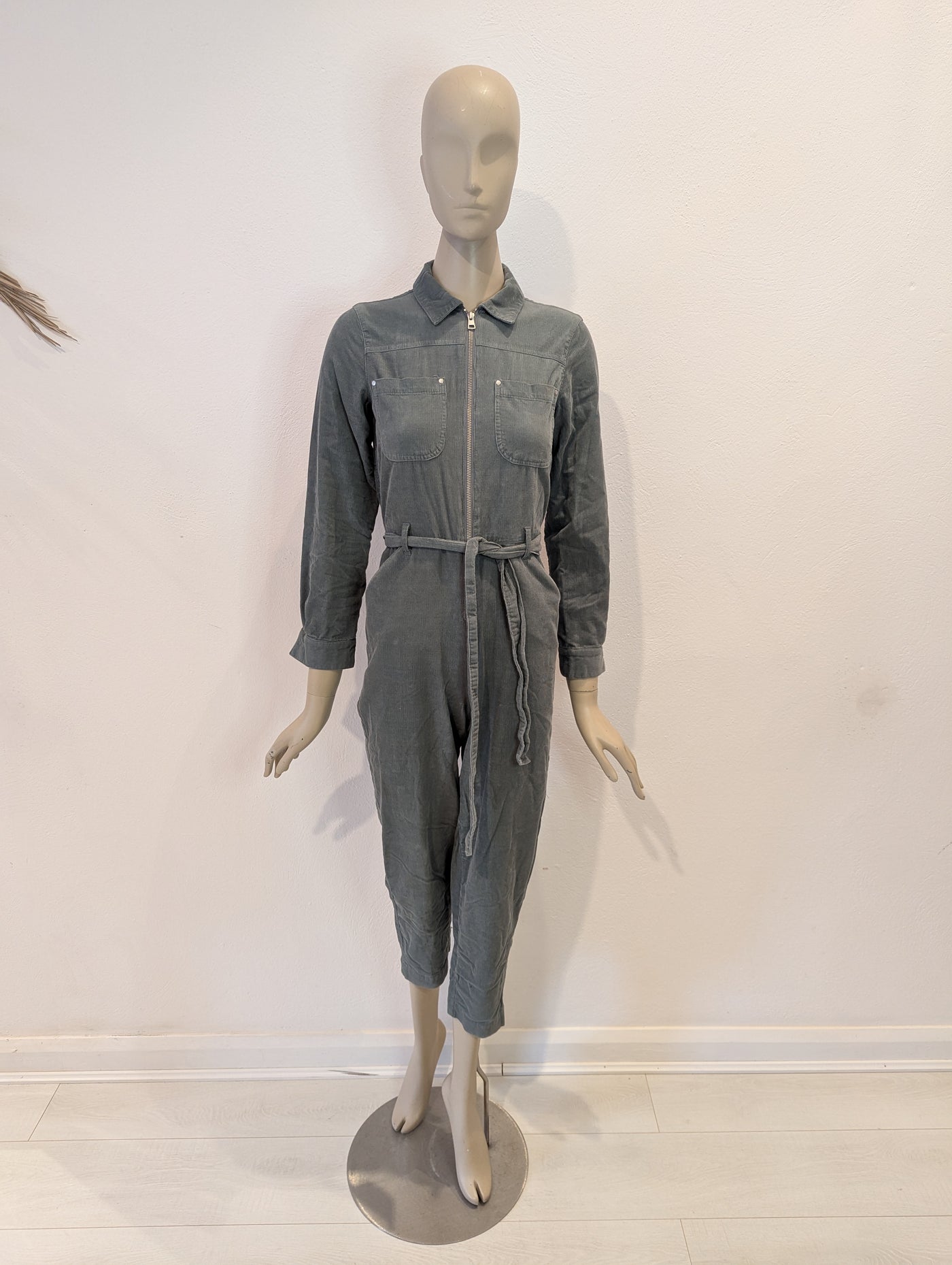 Oliver Bonas Duck Egg Cord Jumpsuit 6