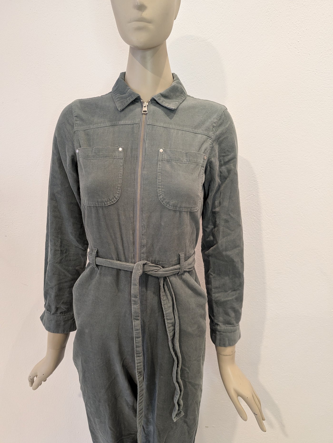 Oliver Bonas Duck Egg Cord Jumpsuit 6