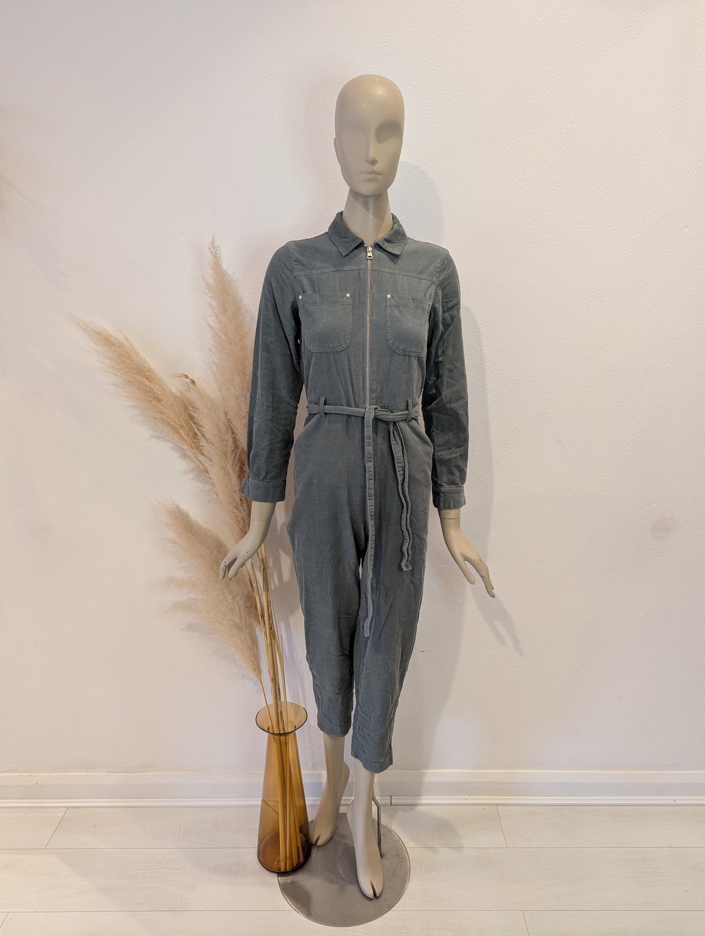 Oliver Bonas Duck Egg Cord Jumpsuit 6