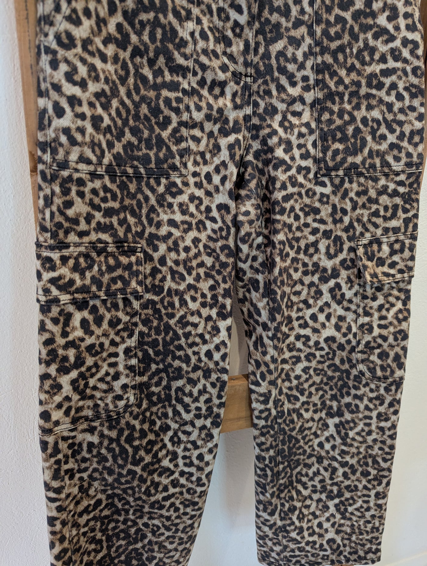 Mint Velvet Leopard Print Tousers 10R