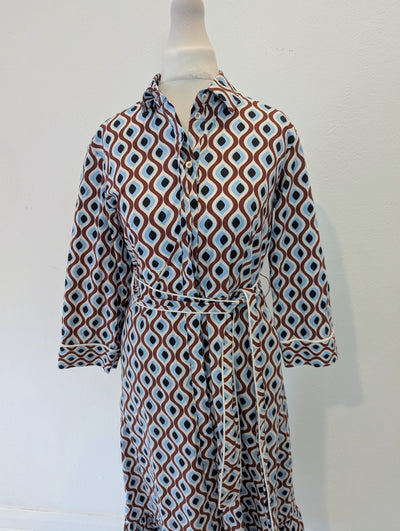 Marella Geo Print Dress 8