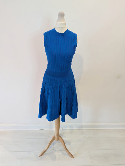 Ted Baker Blue Knit Dress NWT RRP £169 6/8