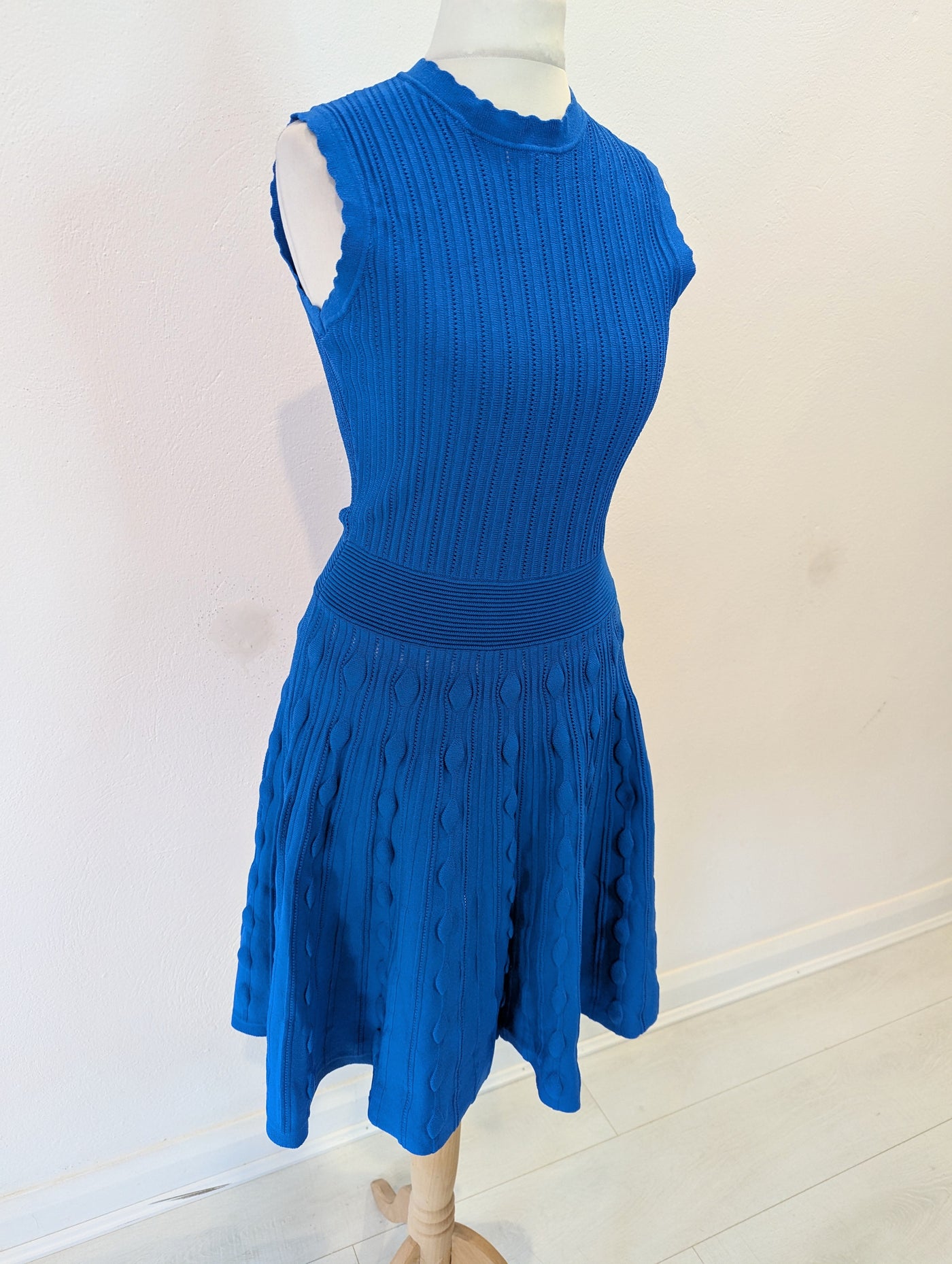 Ted Baker Blue Knit Dress NWT RRP £169 6/8