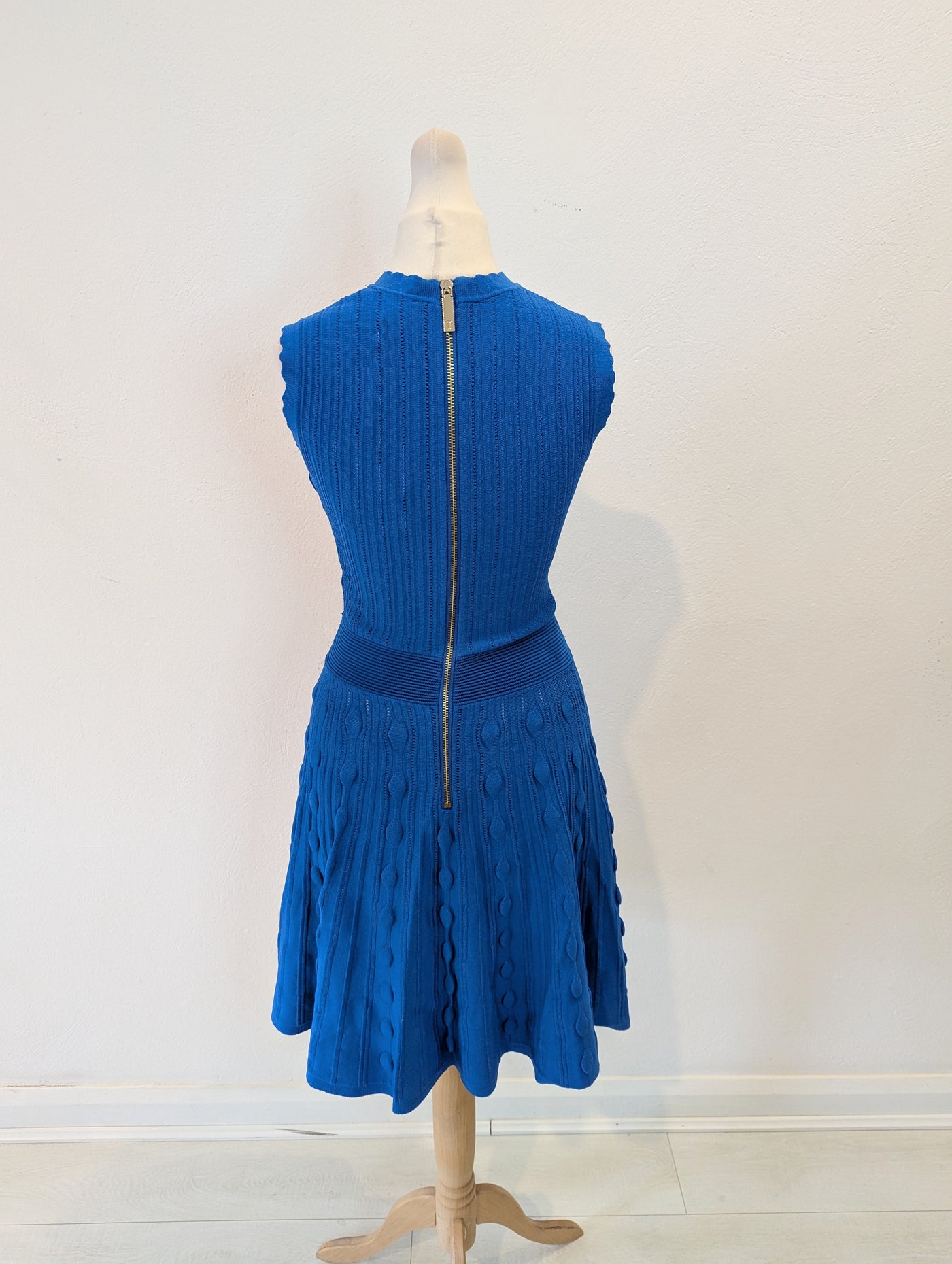 Ted Baker Blue Knit Dress NWT RRP £169 6/8