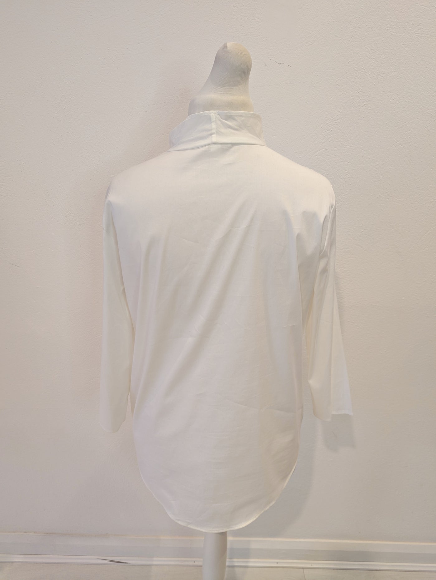 Cos White Frill Shirt 40