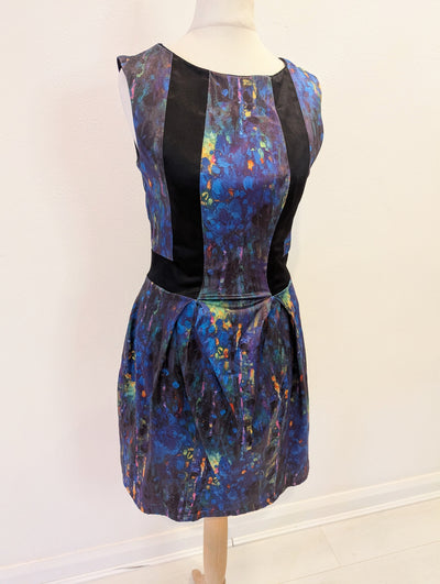 Dizingof Blue Multi Dress 8