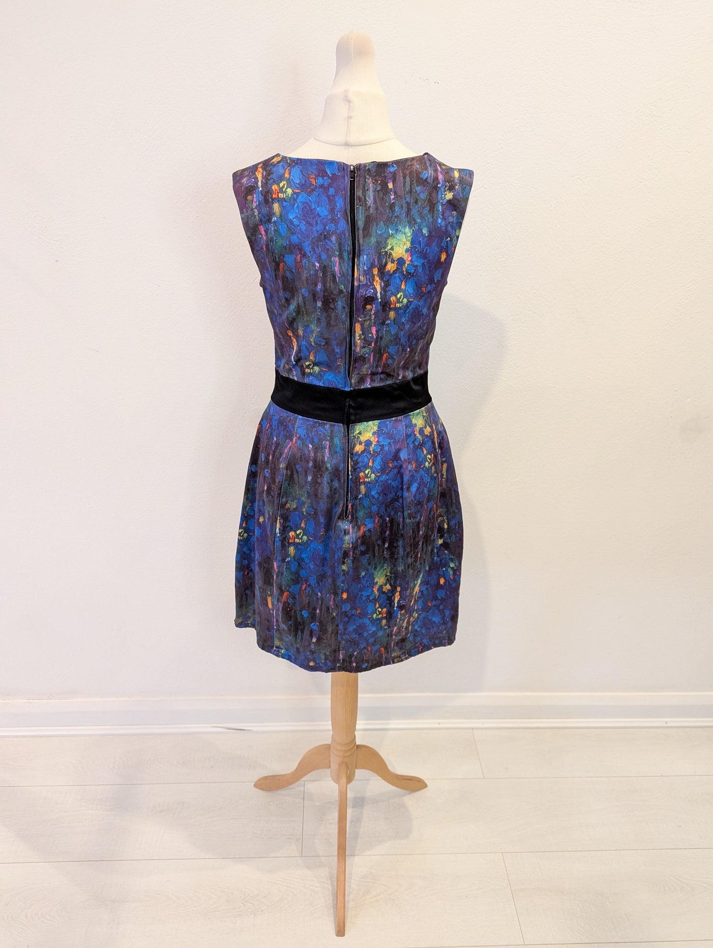 Dizingof Blue Multi Dress 8