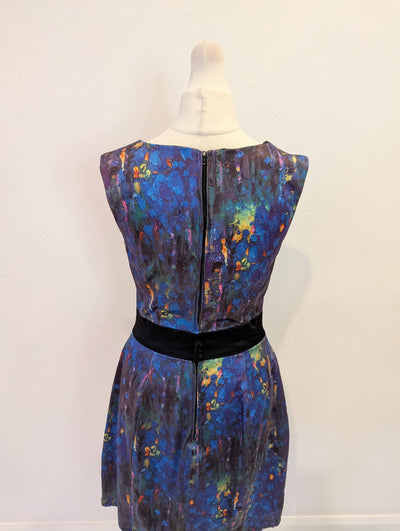 Dizingof Blue Multi Dress 8