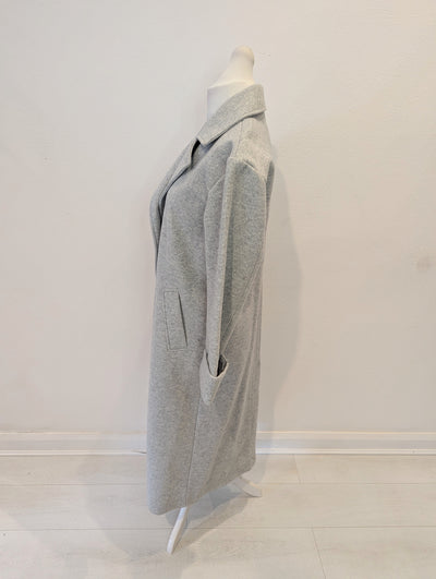 River Island Grey Duster Coat 12 NWT