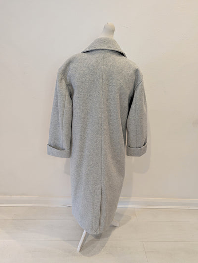River Island Grey Duster Coat 12 NWT