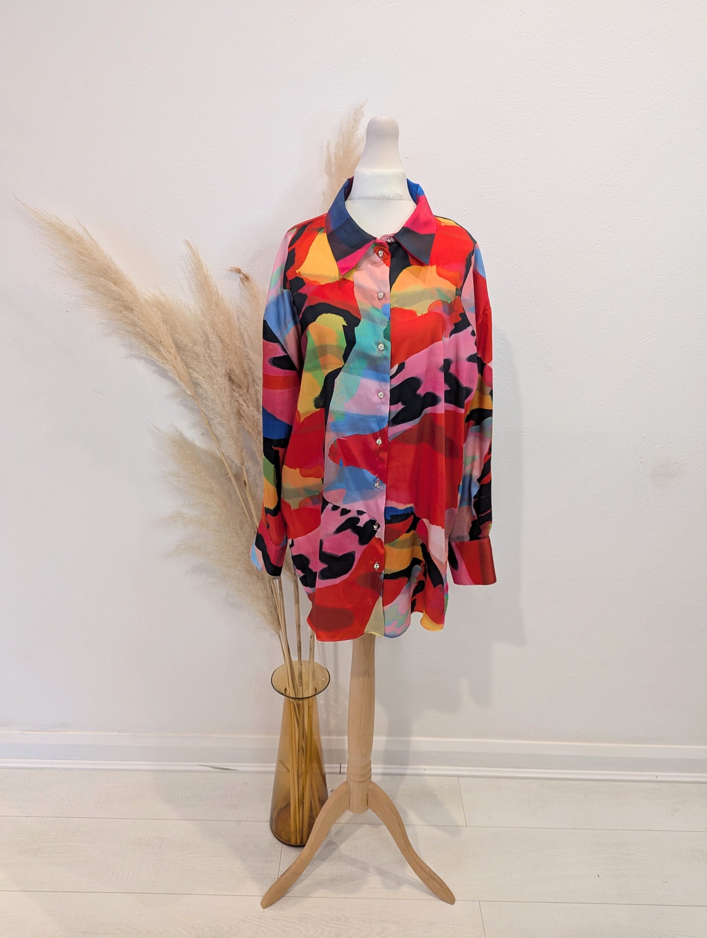 River Island Bright Multi Shirt 10