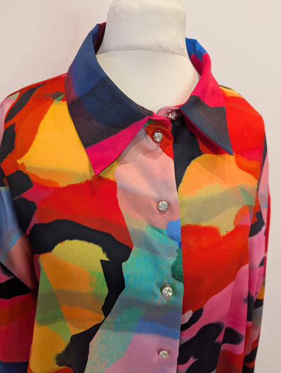 River Island Bright Multi Shirt 10