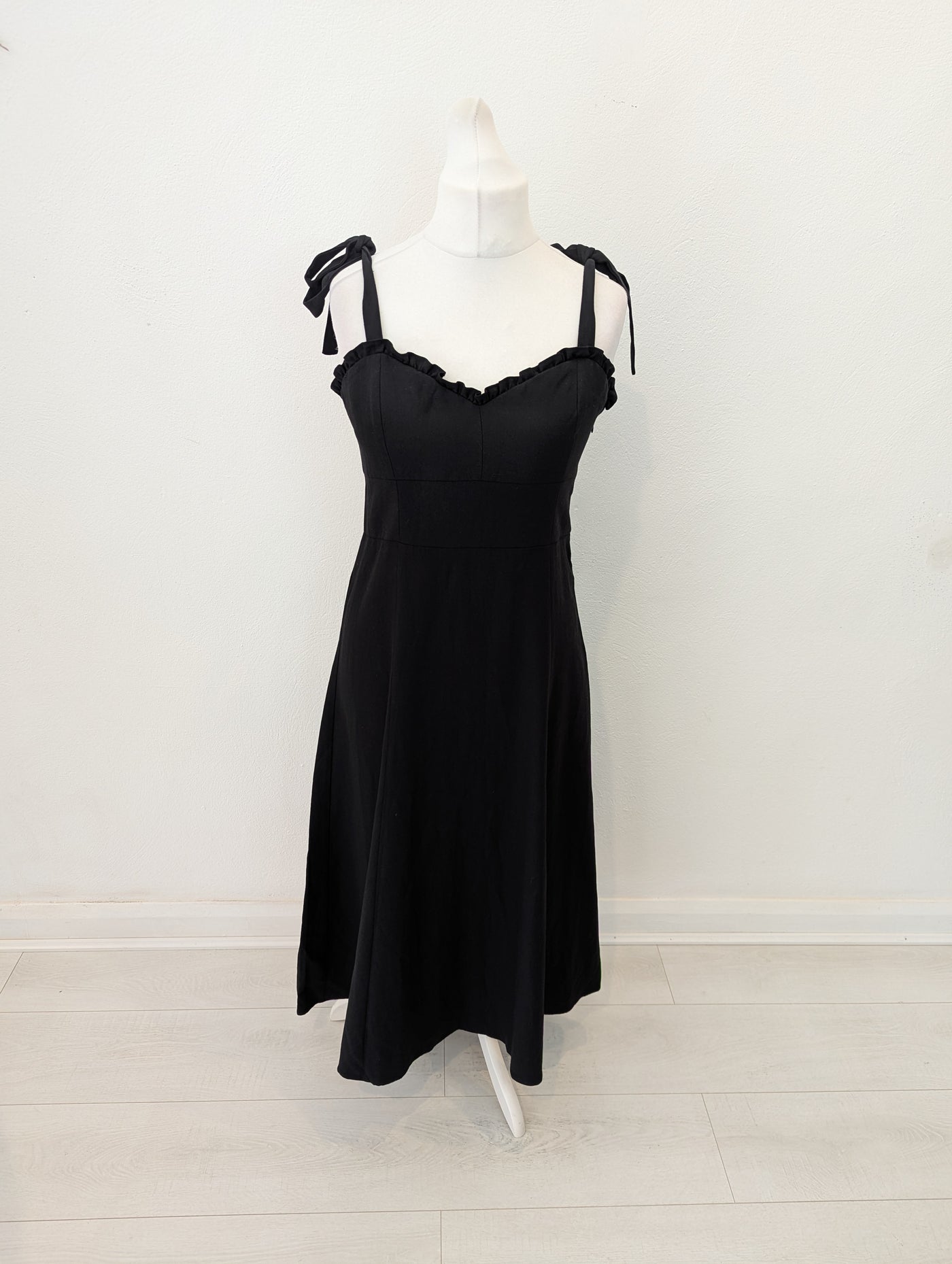 Reiss Black Yanna Dress 14