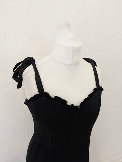 Reiss Black Yanna Dress 14