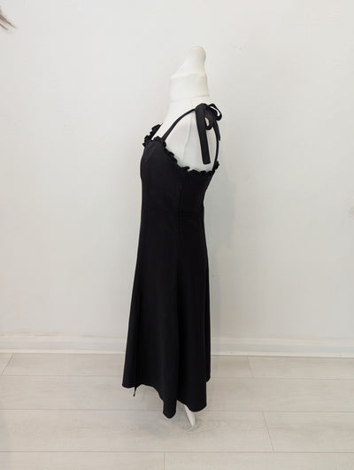 Reiss Black Yanna Dress 14