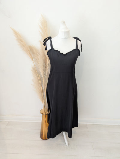 Reiss Black Yanna Dress 14