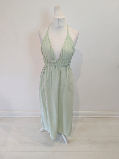 Zara Mint Halter Neck Dress L