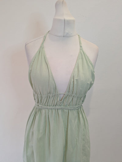 Zara Mint Halter Neck Dress L