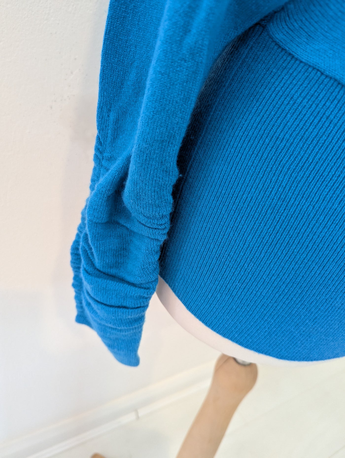 Reiss blue wool mix top XS