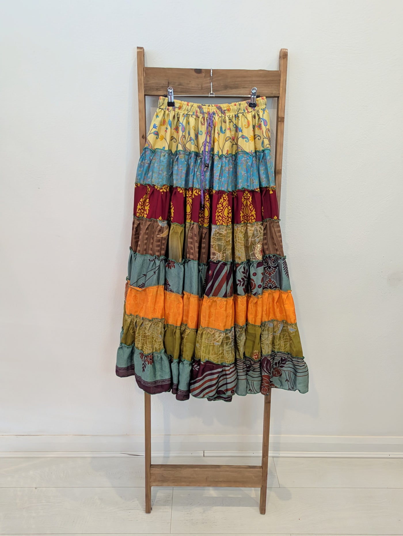 Yellow Multi Skirt
