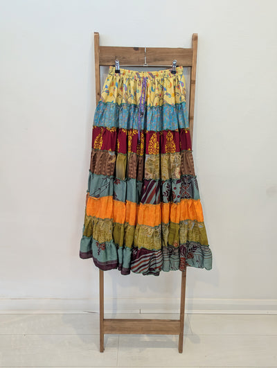 Yellow Multi Skirt