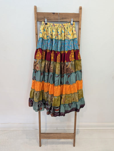 Yellow Multi Skirt