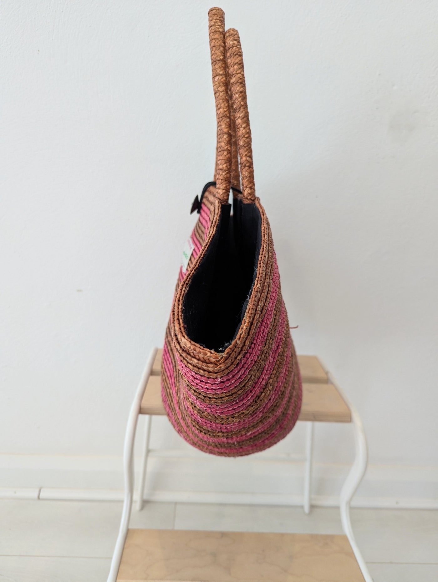 Summer Fabrizio Straw Beach bag
