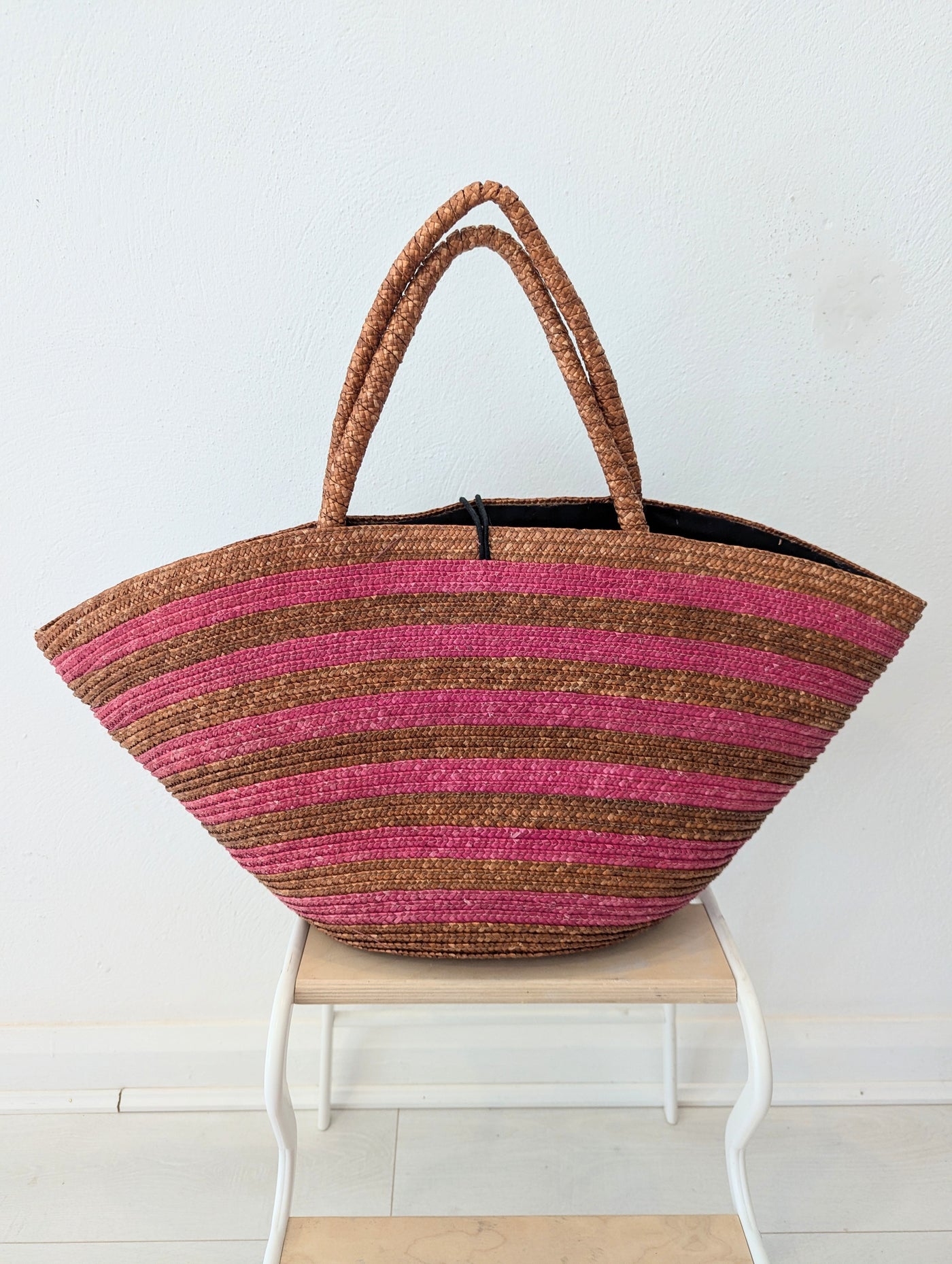 Summer Fabrizio Straw Beach bag