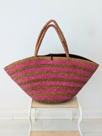 Summer Fabrizio Straw Beach bag