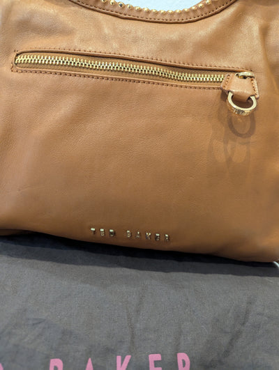 Ted Baker tan gold stud bag