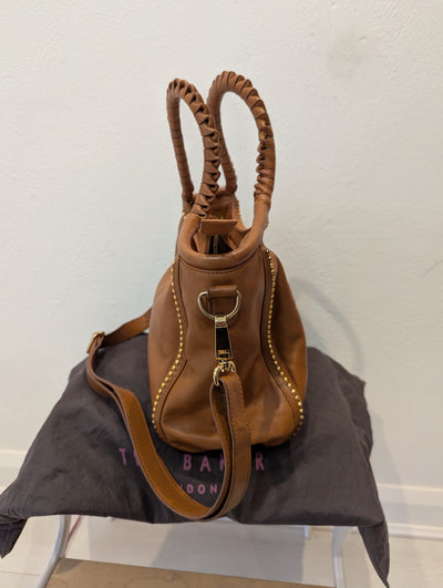 Ted Baker tan gold stud bag
