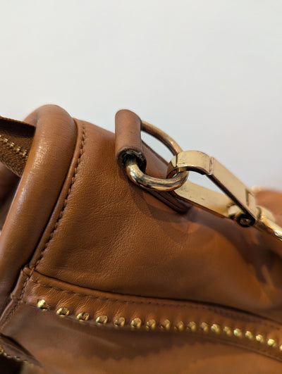 Ted Baker tan gold stud bag