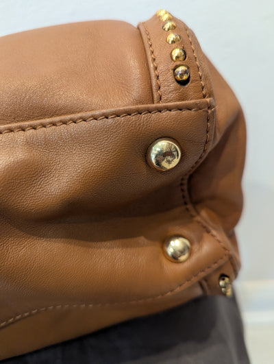 Ted Baker tan gold stud bag